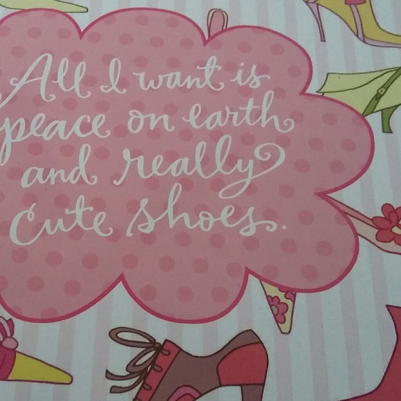 Shoe.box stationary metal box with 20.cards - Picture 2 of 4